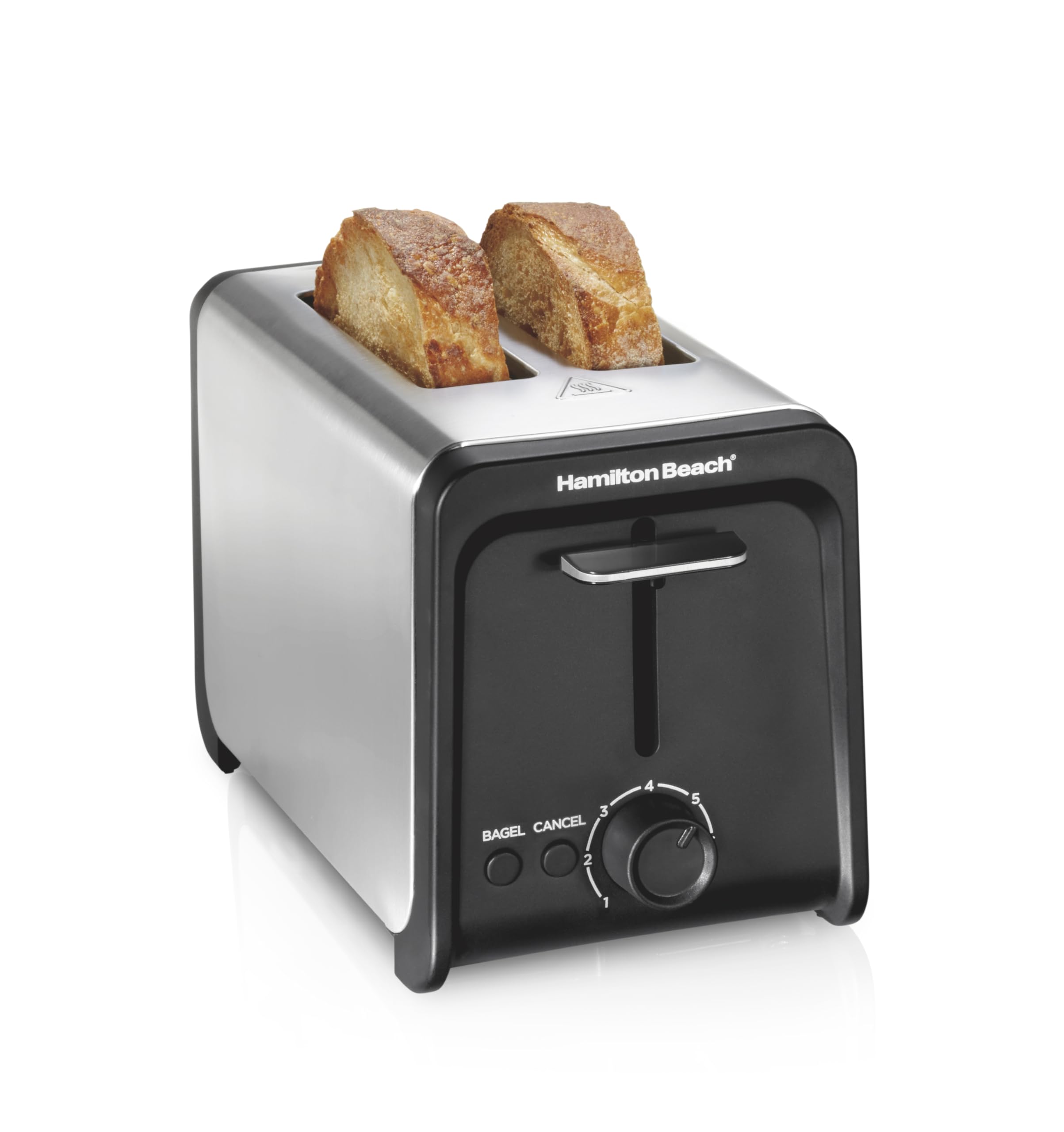 Photo 1 of Hamilton Beach 2 Slice Toaster with Wide Slots, Bagel Function, Toast Boost, Stainless Steel, 22997F