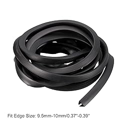 uxcell U Channel Edge Trim, 11.5ft Length Rubber
