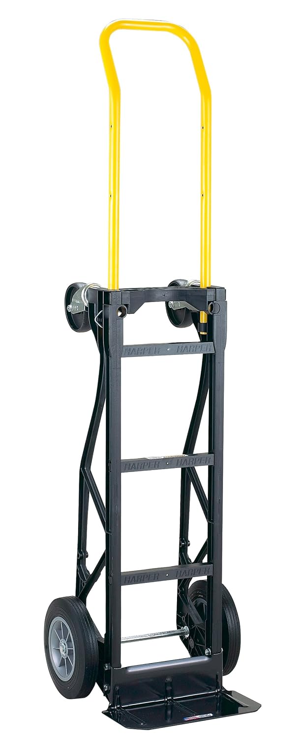Harper Trucks 700 lb Capacity Glass Filled Nylon Convertible Hand Truck