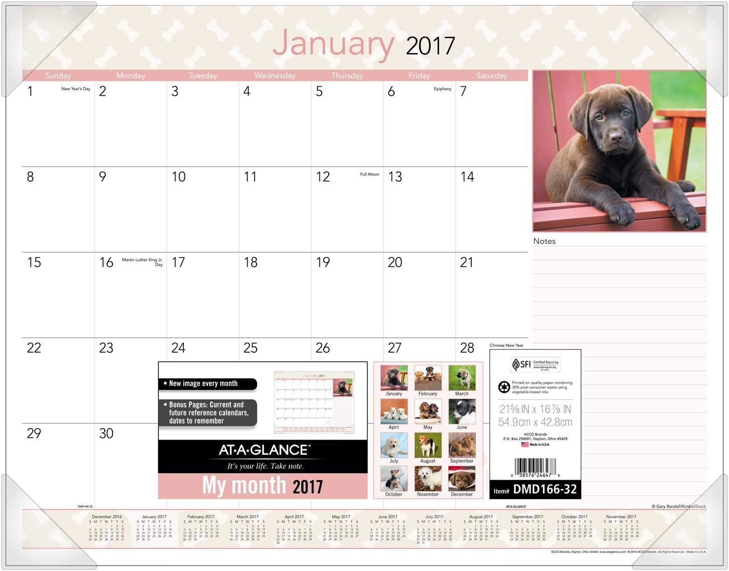 Best 2017 at a glance desk calendar