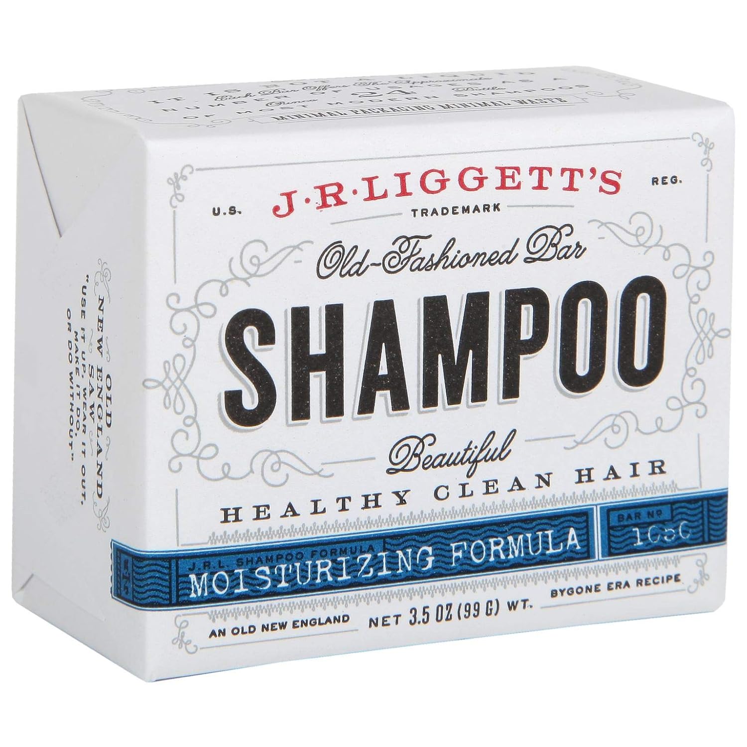 J·R·LIGGETT'S All-Natural Shampoo Bar, Moisturizing Formula - Supports Strong and Healthy Hair - Nourish Follicles with Antioxidants and Vitamins - Detergent and Sulfate-Free, One 3.5 Ounce Bar : Beauty Products : Beauty