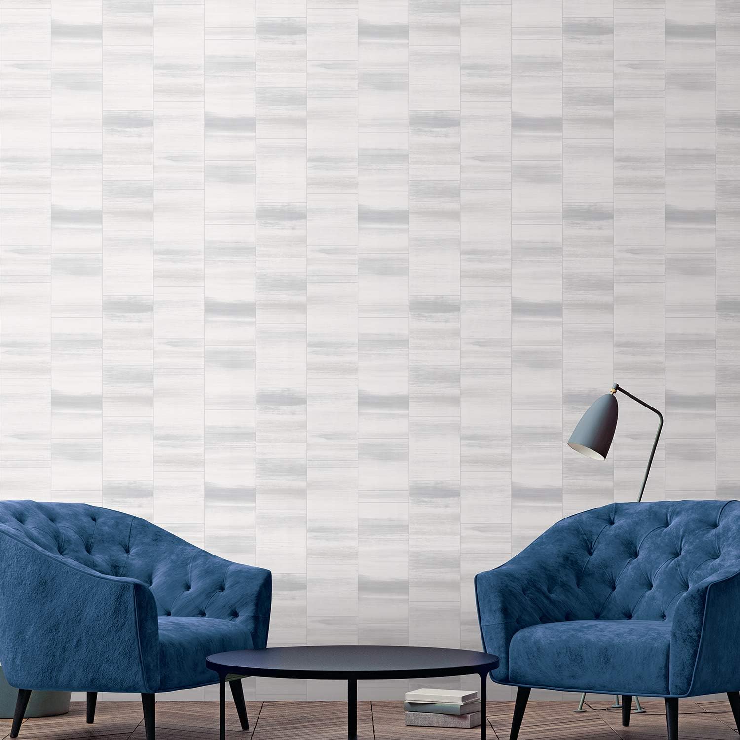 Galerie G67740 Special FX Metallic Tile Design Wallpaper, Silver/Taupe, 10m x 53cm, Silver/ Taupe - Image 3