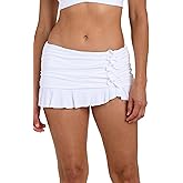 La Blanca Womens Island Goddess Asymmetrical Ruffle Skirted Swimsuit Bottom
