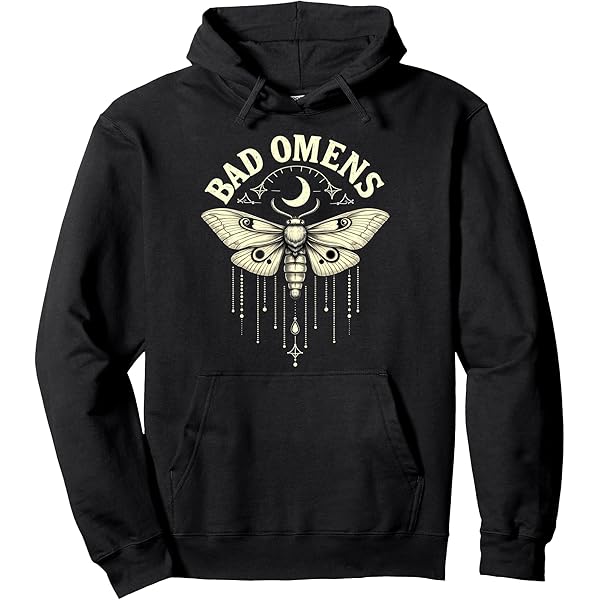 Amazon.com: Bad Omens Moth Pullover Hoodie : Clothing, Shoes & Jewelry