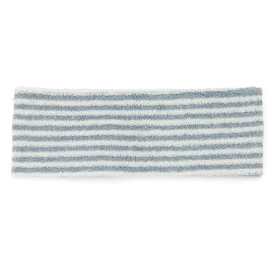 MUJI Stretch Headband for Shower,Cosmetic,Face washing [ blue stripe - slim ]