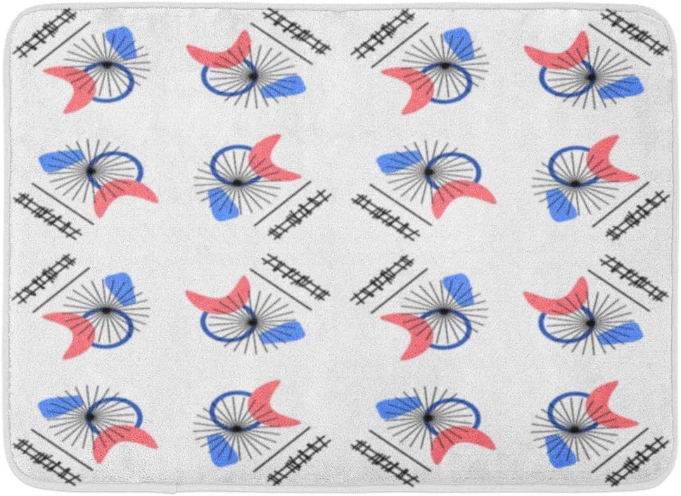 SUPERQIAO Fußmatten Badteppiche Außen- / Innentürmatte Buntes