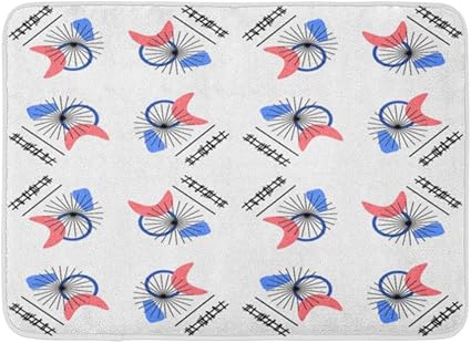 SUPERQIAO Fußmatten Badteppiche Außen- / Innentürmatte Buntes