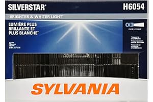 SYLVANIA - H6054 SilverStar Sealed Beam Headlight - High Performance Halogen Headlight Replacement (142x200), Brighter & Whiter Light for Added Clarity Downroad and Sideroad, (Contains 1 Bulb)