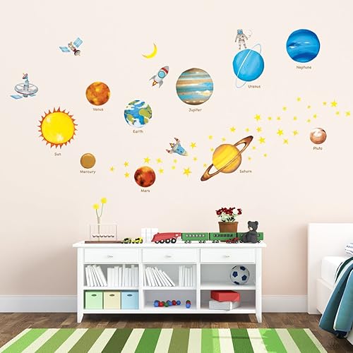 GET STICKING DÉCOR® SPACE WALL STICKERS & ROCKET WALL STICKERS
