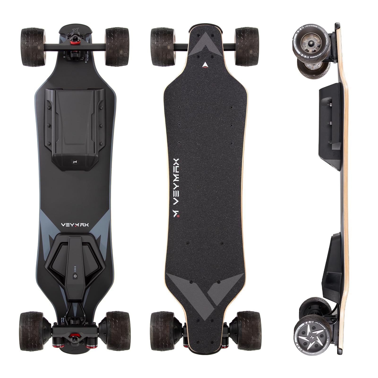 VeyMax X4/Cejour Electric Skateboard with Remote, 29 Mph Top Speed, 1100W Hub Motor, Electric Longboard for Adults ＆ Teens Beginners
