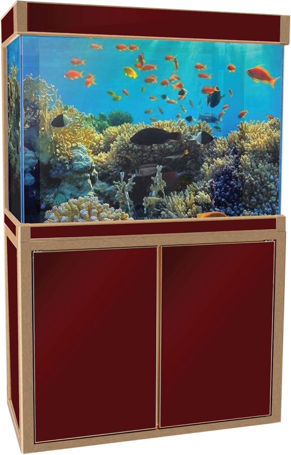Aqua Dream 100 Gallon Aquarium Fish Tank with Upright