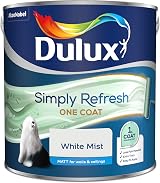 Dulux Simply Refresh Matt Emulsion Paint White Mist 2.5L view 3