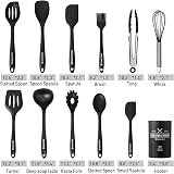 Umite Chef 12 PCS Silicone Kitchen Utensil Set, BPA-Free, Heat Resistant view 2