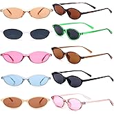 Fsmiling Sunglasses Bulk Cat Eye Sunglasses Party Favors Colorful Cateye Sunglasses Shades Set-10 Pack