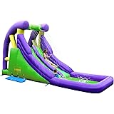 kahuna mega blast inflatable backyard kiddie pool and slide water park