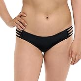 Body Glove Womens Smoothies Ruby Solid Bikini Bottom Swimsuit