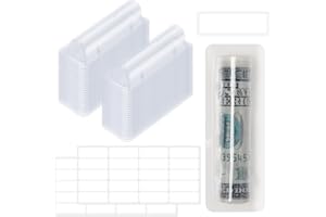SBYURE 100 Pieces Clear Plastic Lip Balm Pouches Money Card Holder Money Cash Pouches with Adhesive for Cash, Gift Card, DIY Crafts (3.23"x1.14")