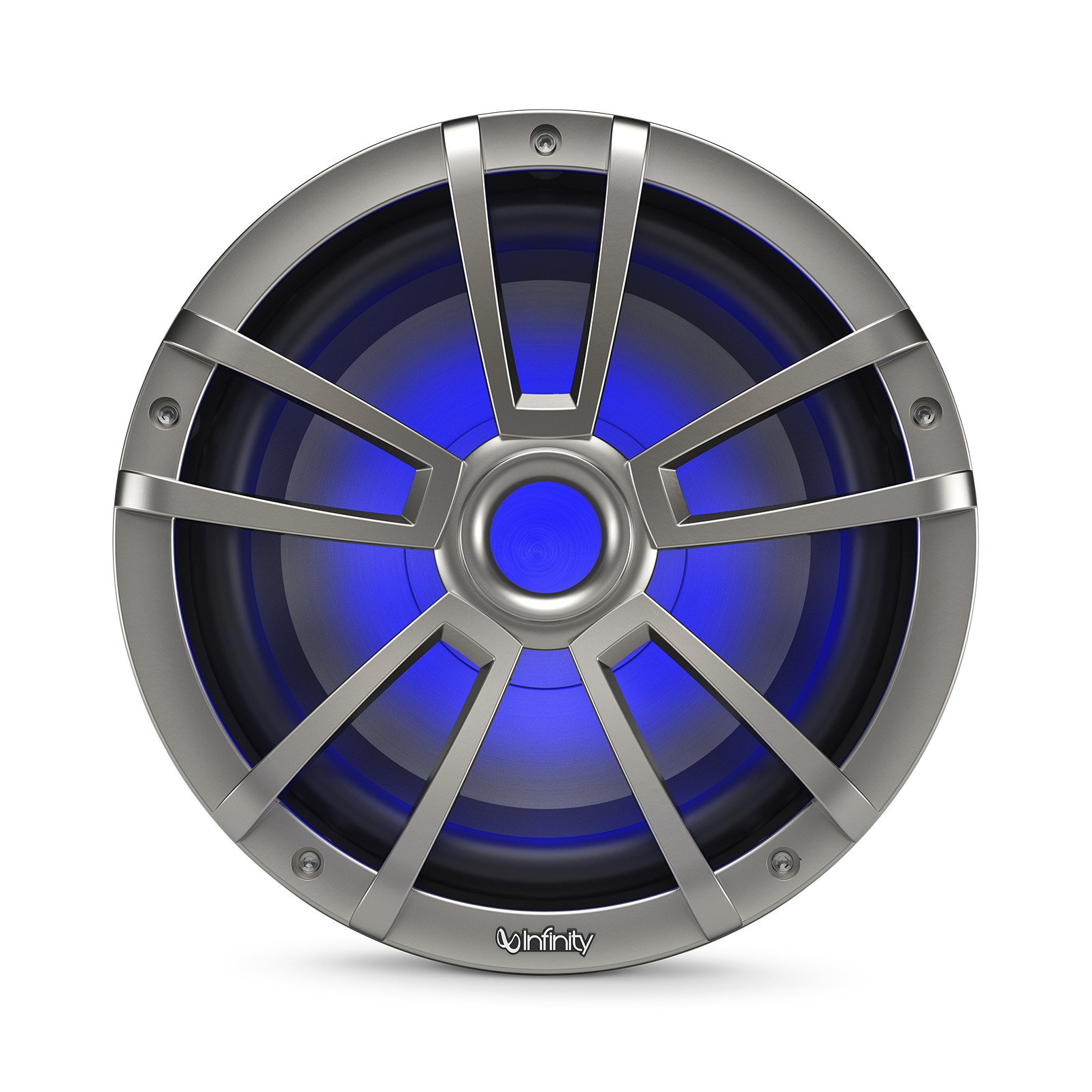Infinity 1022MLT 10 Inch Marine RGB LED Subwoofer - Titanium