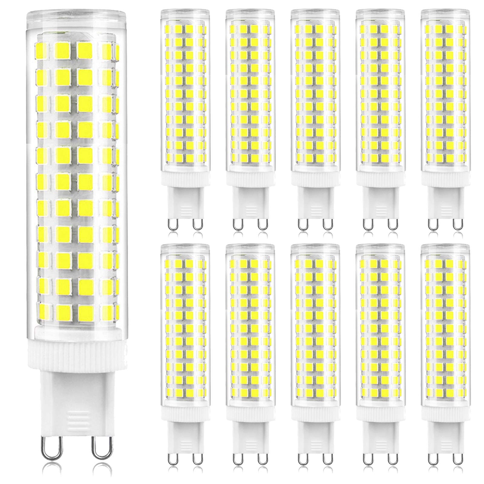 Bulb LED G9 15W (120W 150W Halogen Equivalent) 1500 LM G9 Bi-pin Base LED Light Bulbs Cold White 600