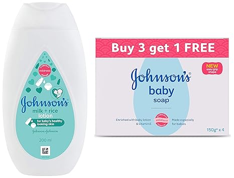 johnson baby lotion milk and rice