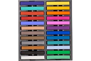 Dlicoda Soft Pastel for Artists, 24 PCS Vibrant Colors Chalk Sticks - Premium Pastel Art Supplies for Drawing, Blending, and 