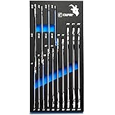 Capri Tools Super-Thin Open End Wrench Set (Master Set), CP11850-14MST, Silver