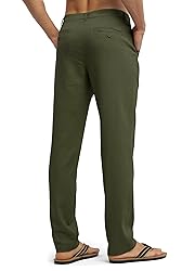 Willit Men's Linen Pants Casual Linen Dress Pants