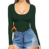 MANGOPOP Womens Scoop Neck Short Sleeve Long Sleeve Slim Fit T Shirt Tunic Tops Tee