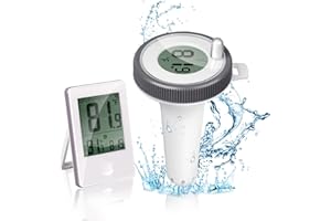 Asunder Pool Thermometer-Pool Thermometer Floating Easy Read, Pool Thermometer Floating for Swimming Pool, Spa, Tubs and Ponds