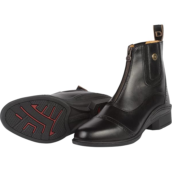 Tamaris 25642 Botte Pelle-Ecopelle Noir Double Fermeture Éclair Talon T