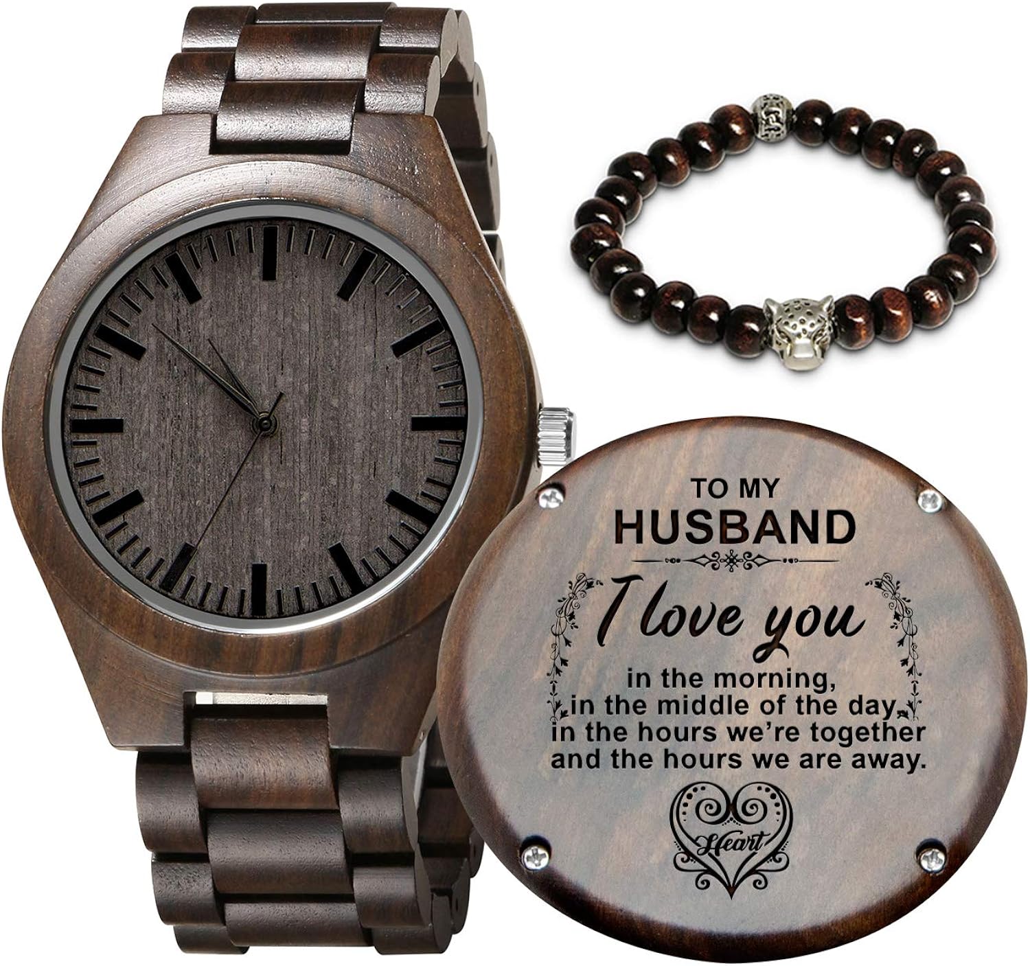to my husband engraved watch