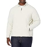 Amazon Essentials Men's Fleece Jacket, 1/4 Zipper Pullover