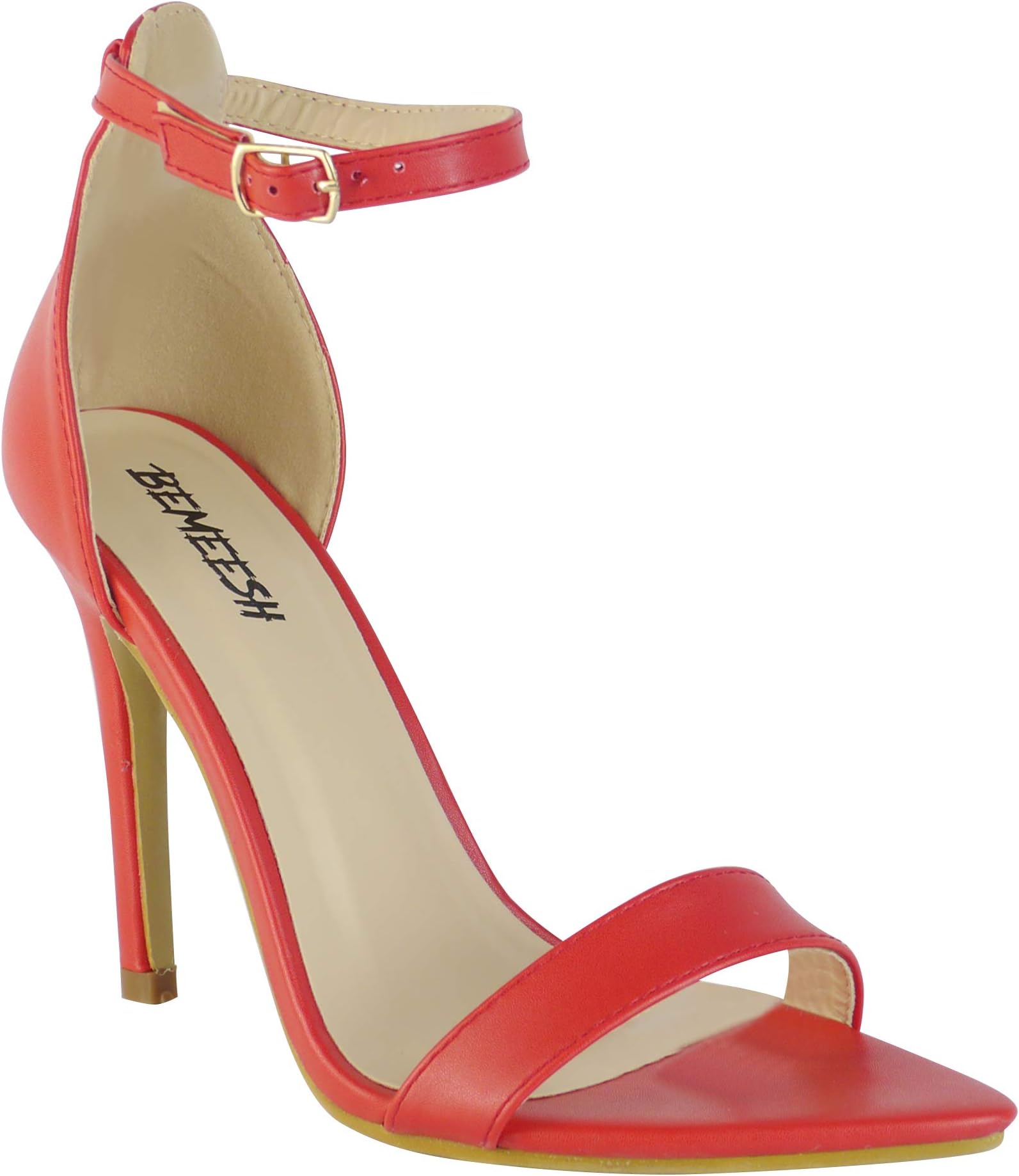 Womens Platform Barely There Pointed Toe Stiletto High Heel Sandals Shoes