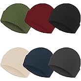 6 Pack Winter Fisherman Beanies Set Classic Cuffed Beanies Solid-Color Knitted Hats for Women Men Warm Skull Beanie Hat