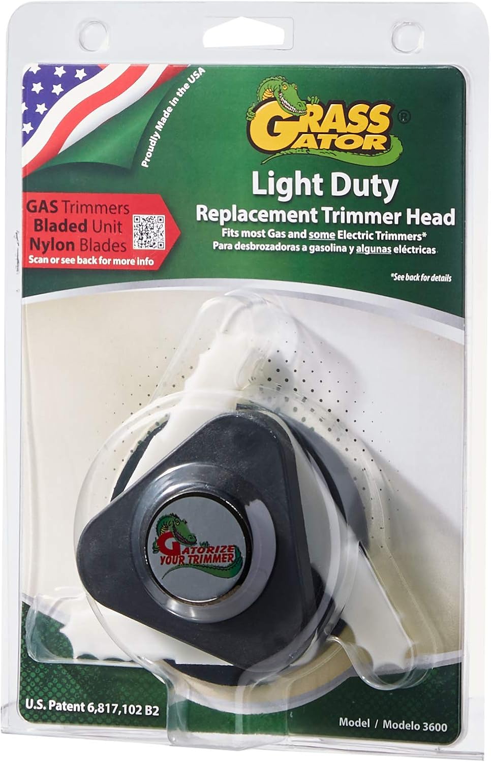 Grass Gator 3600 Weed I Light Duty Replacement String Trimmer Head