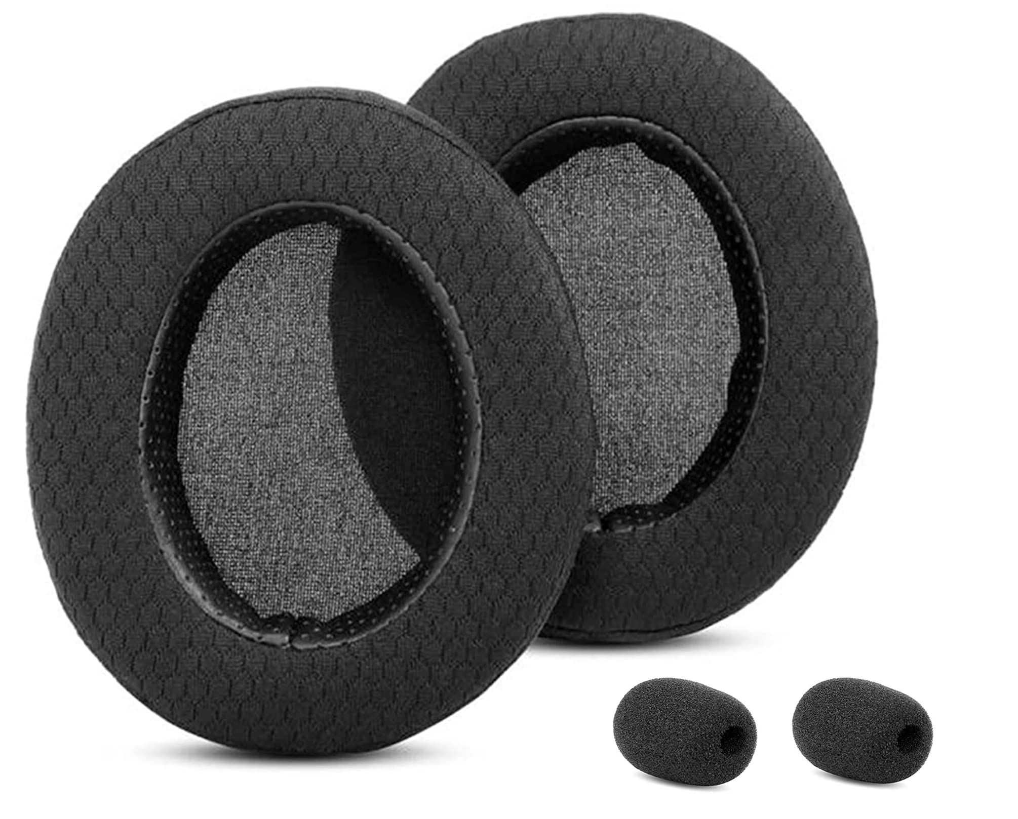 Cloud Revolver Headphone Reinforced Durable Fabric Replacement Earpads Compatible with HyperX Cloud Revolver/Cloud Revolver S Headphones Earpads Cushion