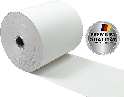 50 Unidad Rollo Caja Registradora / Papel Normal sin Imprimir 76mm X 60m X 12mm [Ørolle 80mm] Impresión Suave 60 G/M ²➤Premium Weißegrad Hecho en Alemania de Tickets Von Den Führenden: Amazon.es: