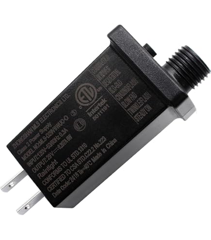 cshare Class 2 Power Supply 30V 6W LED Transformer LED Power Supply, IP44 Waterproof US CA Plug Raplacement for Halloween Christmas String Lights Inflatables Projector Light Fairy Lights 1 Pack cshare Class 2 Power Supply 30V 6W LED Transformer LED Power Supply, IP44 Waterproof US CA Plug Raplacement for Halloween Christmas String Lights Inflatables Projector Light Fairy Lights 1 Pack