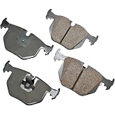 Akebono EUR683 Euro Ultra Premium Ceramic Disc Brake Pad Kit, GREY
