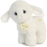 Aurora - Precious Moments - 10" Luffie Lamb Musical, White
