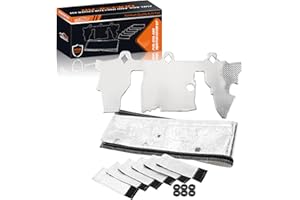 QUEENCAR Fuel Rail and Injector Cover Kit,Fuel Rail & Injector Heat Shield Kit Compatible With 1997-2004 Jeep 4.0L I6 Replace OE 010378