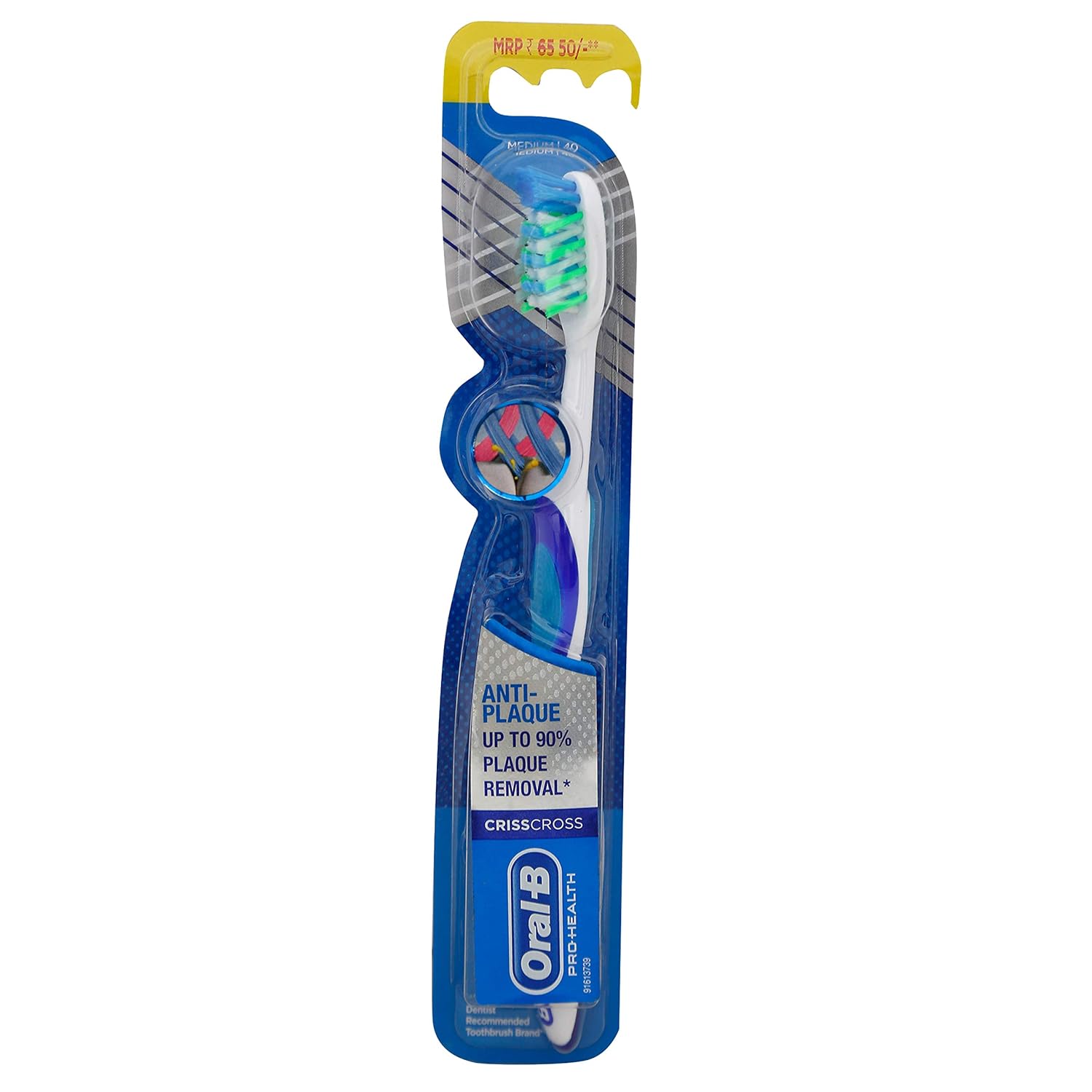 Buy Oral B Toothbrush 1 Count (AntiPlaque) Online at Low Prices in
