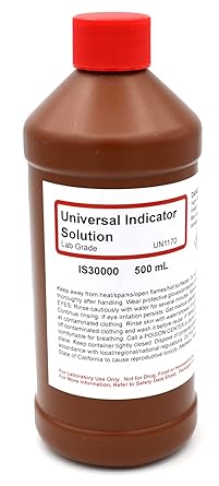 Laboratory Grade Universal Indicator Solution 500ml The Curated Chemical Collection Amazon Com Industrial Scientific