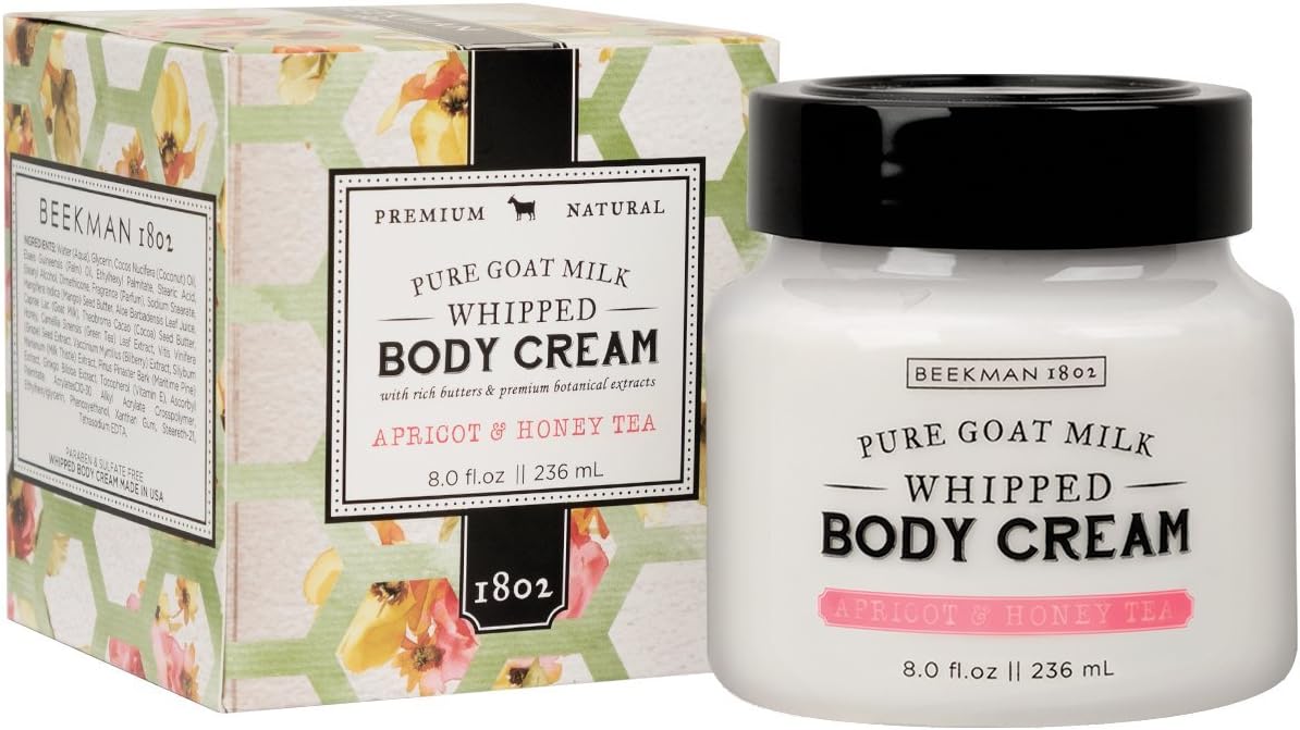 Beekman 1802 Apricot and Honey Tea Whipped Goat Milk Body Cream