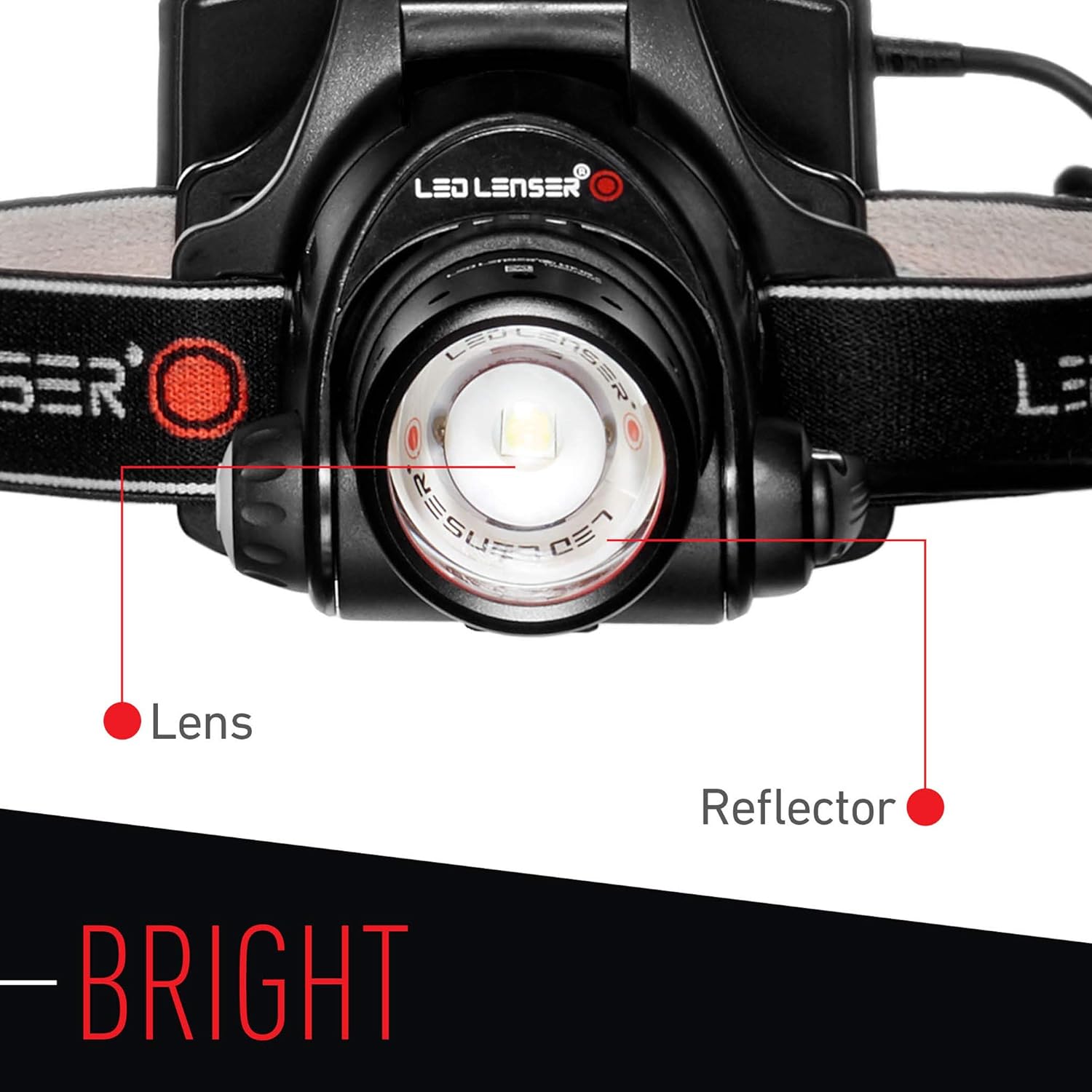 Ledlenser, H14R.2 Rechargeable Headlamp, Black : Headlamps : Sports & Outdoors