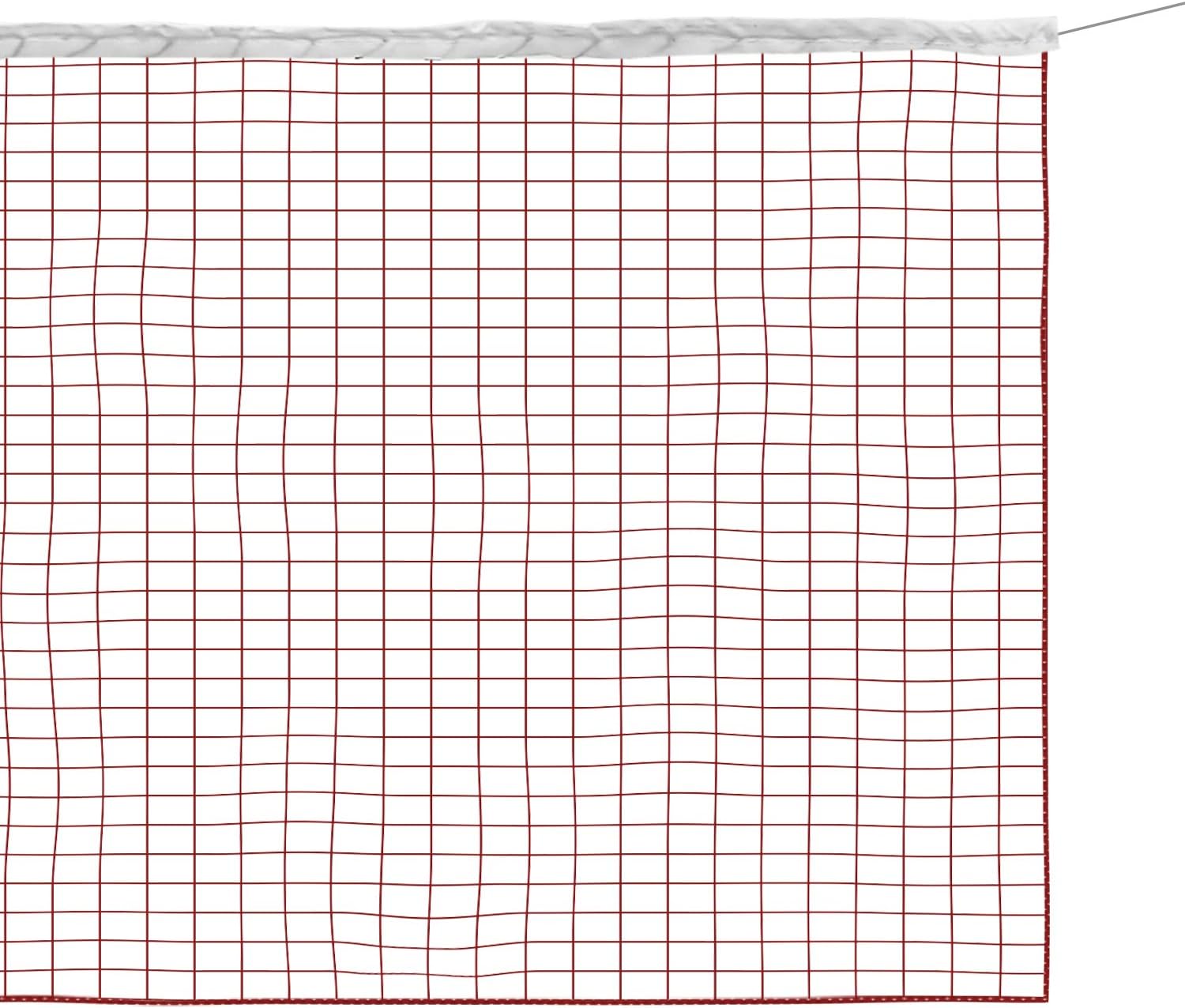 FC Portable Badminton Net with Carry Bag - 610 x 76 cm Replacement Professional Badminton Net for Indoor or Outdoor Sports, Garden, Schoolyard, Backyard, Without Frame (Nylon Braided Mesh in Red) : Sports & Outdoors
