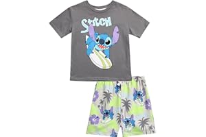 Disney Baby Boys Short Set - 2 Piece T-Shirt and Shorts - Mickey Mouse, Toy Story, Winnie the Pooh Youth Clothing Set (2T-7)