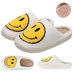 KEYUSHOP Happy Face Slippers for Kids Smile Face