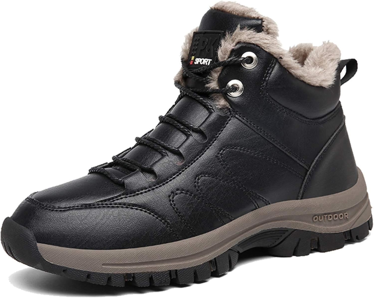 Snow Hiking Booties for Women Girls Fashion Fur Lined Warm