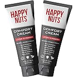 HAPPY NUTS Comfort Cream Deodorant For Men: Anti-Chafing Sweat Defense, Odor Control, Aluminum-Free Mens Deodorant & Hygiene 